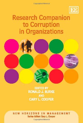 Stock image for Research Companion to Corruption in Organizations (New Horizons in Management) for sale by Buyback Express
