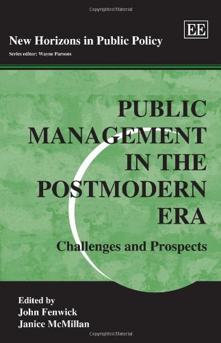 9781847209788: Public Management in the Postmodern Era: Challenges and Prospects (New Horizons in Public Policy series)