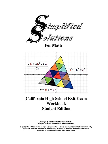 9781847287403: Cahsee Student Editon Workbook