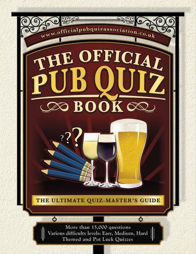 9781847329851: Official Pub Quizz Book