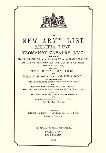 Hart's Army List 1895 (9781847340498) by Hart