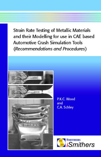 Stock image for Strain Rate Testing of Metallic Materials and their Modelling for use in CAE Based Automotive Crash Simulation Tools (Recommendations & Procedures) for sale by dsmbooks