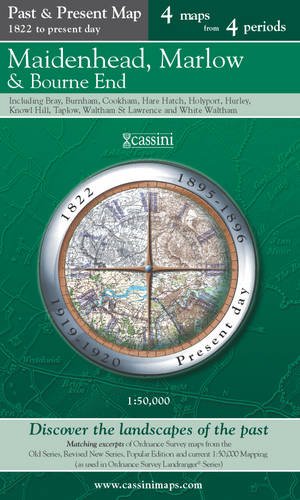 Stock image for Maidenhead, Marlow and Bourne End (MMB) (Cassini Past and Present Map) for sale by WorldofBooks