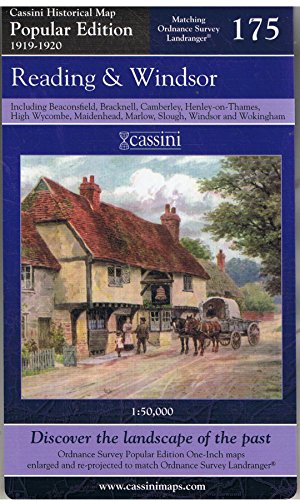 9781847361196: Reading and Windsor (Cassini Popular Edition Historical Map)