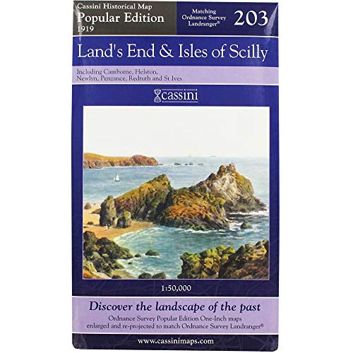 Beispielbild fr Land's End and Isles of Scilly: No. 203 (Cassini Popular Edition Historical Map) zum Verkauf von WorldofBooks