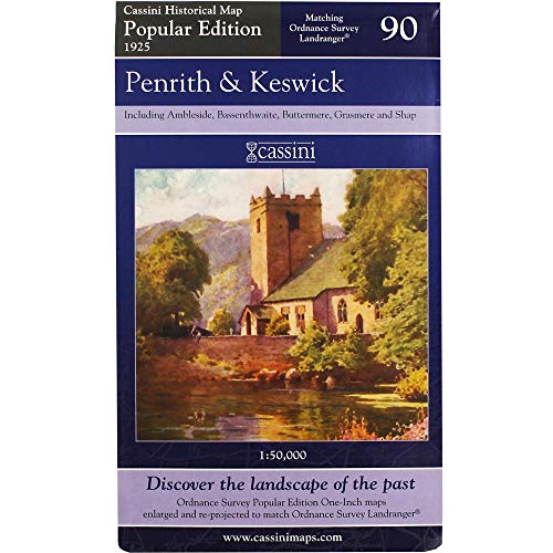 Imagen de archivo de Penrith and Keswick (Cassini Popular Edition Historical Map) a la venta por WorldofBooks