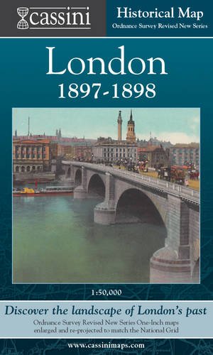 Imagen de archivo de Cassini Historical Map, London 1897-1898 (LON-RNC): Discover the Landscape of London's Past (Cassini London Historical Map) a la venta por WorldofBooks