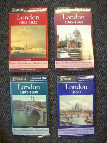 Stock image for Cassini Historical Maps, London: 4 Map Box Set. for sale by WorldofBooks