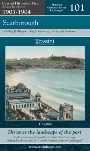 Scarborough: Cassini Historical Map Revised New Series 1903 - 1904