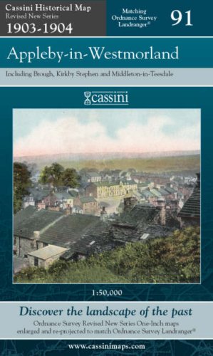 Stock image for Appleby-in-Westmorland (Cassini Revised New Series Historical Map) for sale by GENERATIONS GONE BY