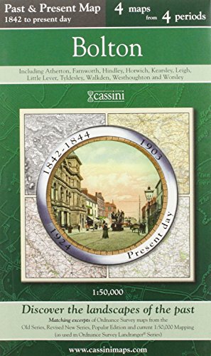 Stock image for Bolton (Cassini Past and Present Map) for sale by WorldofBooks