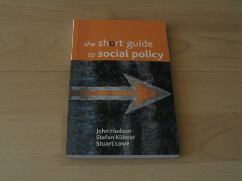 Imagen de archivo de The Short Guide to Social Policy a la venta por Better World Books: West