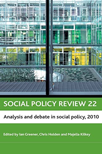 Stock image for Social policy review 22: Analysis and Debate in Social Policy 2010 (Social Policy Review Series) for sale by Orbiting Books