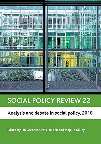 Beispielbild fr Social policy review 22 zum Verkauf von AwesomeBooks