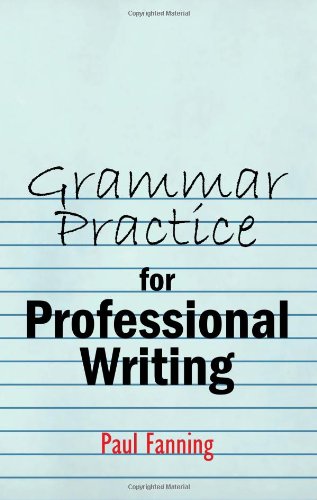 Beispielbild fr Grammar Practice for Professional Writing zum Verkauf von Phatpocket Limited