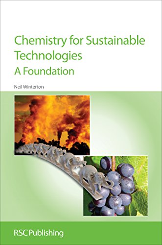 CHEMISTRY FOR SUSTAINABLE CHENOLOGIES A FOUNDATION