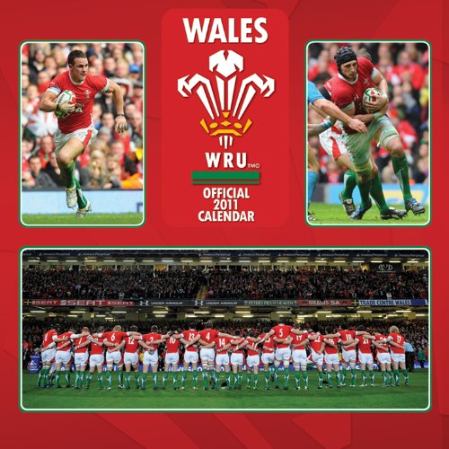 9781847573094: Wales Rugby Union Square Calendar 2011