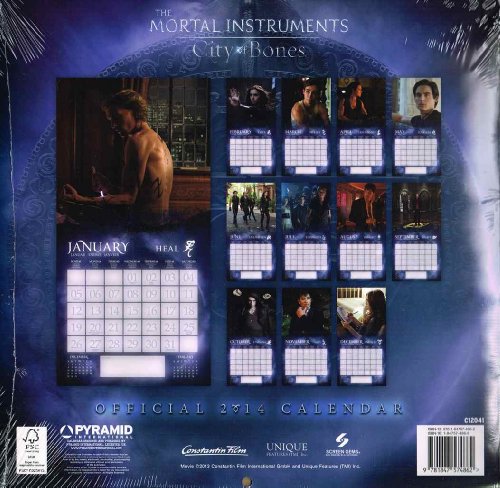 9781847574862: Mortal Instruments - City Of Bones Official 2014 Calendar