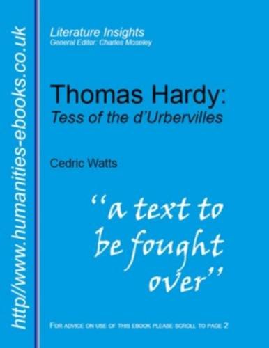 Thomas Hardy: "Tess of the d'Urbervilles" (Literature Insights) (9781847600455) by [???]