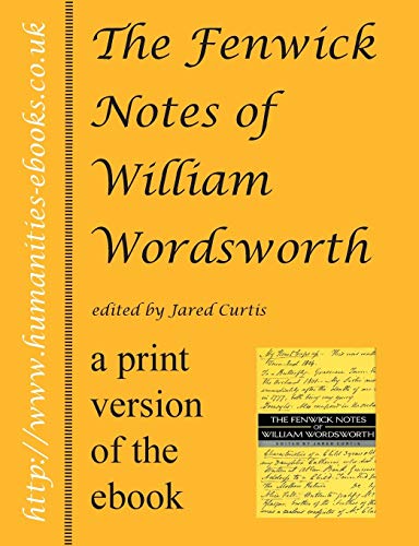 Stock image for The Fenwick Notes of William Wordsworth for sale by BooksRun