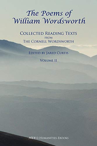 9781847600905: The Poems of William Wordsworth: Collected Reading Texts from the Cornell Wordsworth, II: v. 2