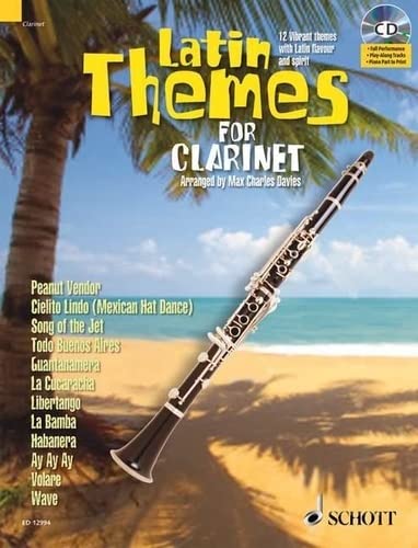 Stock image for Latin Themes for Clarinet (Schott Master Play-along Series) for sale by Bookmans