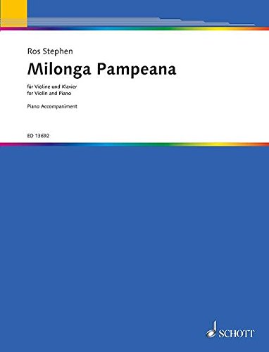 9781847613622: Milonga pampeana violon: Piano Accompaniment. Violine und Klavier. Klavierpartitur.