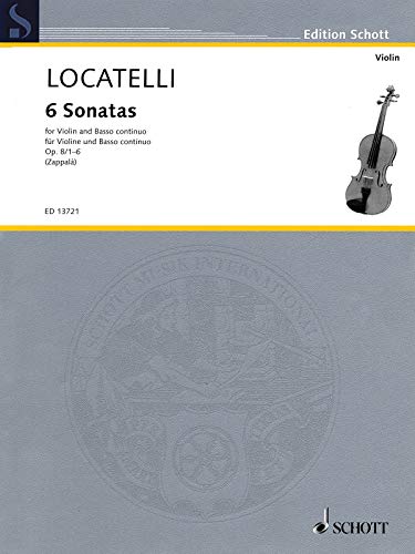 Imagen de archivo de Locatelli 6 Sonatas a la venta por Kennys Bookshop and Art Galleries Ltd.