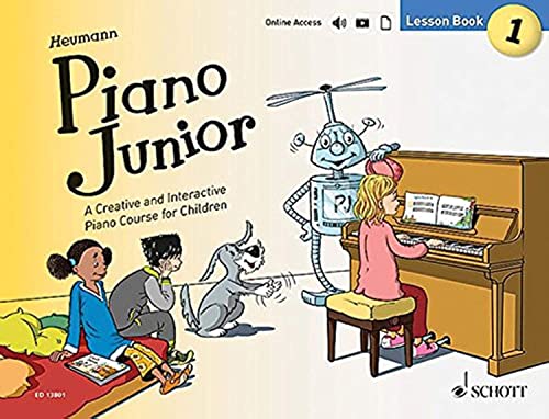 Beispielbild fr Piano Junior - Lesson Book 1: A Creative and Interactive Piano Course for Children zum Verkauf von WorldofBooks