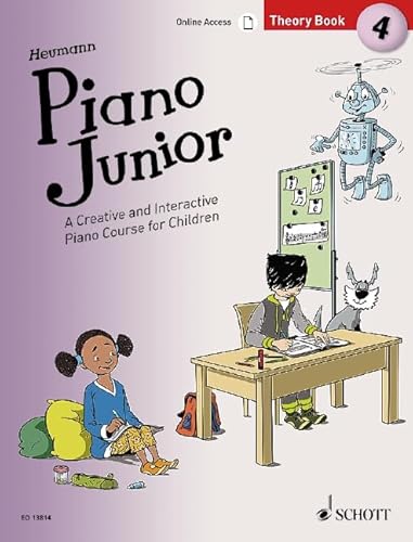 Beispielbild fr Piano Junior: Theory Book 4 Vol. 4 zum Verkauf von Reuseabook