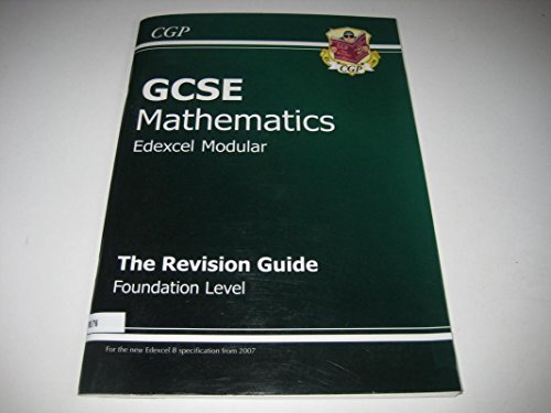 Beispielbild fr GCSE Maths Edexcel B (Modular) Revision Guide - Foundation zum Verkauf von WorldofBooks