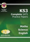 9781847621764: KS3 Complete Practice Papers - Science, Maths & English (KS3 Maths, Science and English Complete Practice Papers)