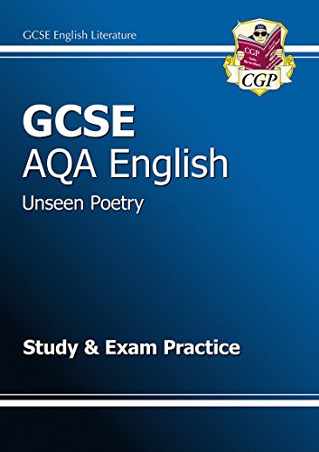 Imagen de archivo de GCSE English AQA Unseen Poetry Study & Exam Practice Book (A*-G course) a la venta por WorldofBooks