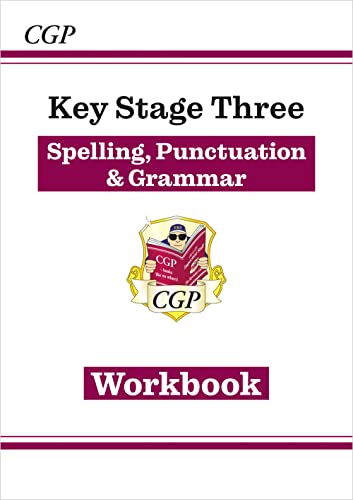 Beispielbild fr New KS3 Spelling, Punctuation & Grammar Workbook (answers sold separately): for Years 7, 8 and 9 (CGP KS3 Workbooks) zum Verkauf von WorldofBooks