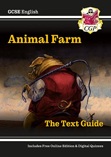 Beispielbild fr GCSE English Text Guide - Animal Farm includes Online Edition & Quizzes: for the 2024 and 2025 exams (CGP GCSE English Text Guides) zum Verkauf von WorldofBooks