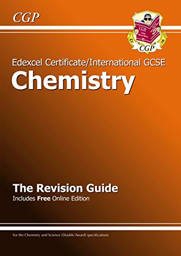 Imagen de archivo de Edexcel International GCSE Chemistry Revision Guide with Online Edition (A*-G course) (CGP IGCSE A*-G Revision) a la venta por WorldofBooks