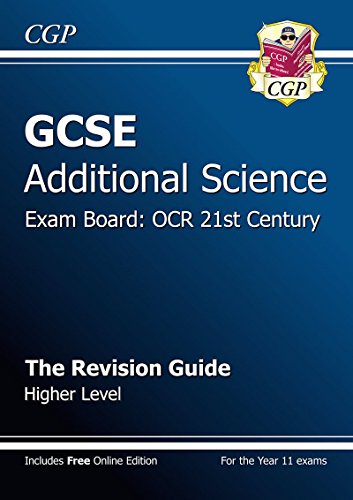 Imagen de archivo de GCSE Additional Science OCR 21st Century Revision Guide - Higher (with online edition) (A*-G course) a la venta por WorldofBooks