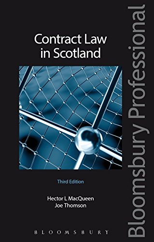 9781847661630: Contract Law in Scotland
