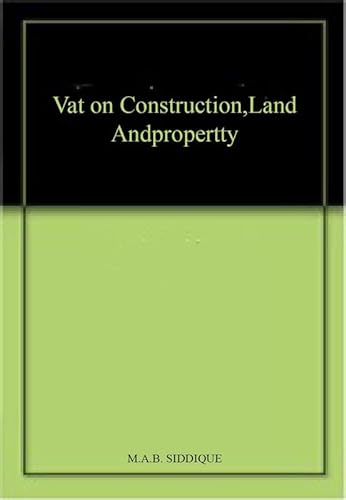 9781847664693: Vat on Construction,Land Andpropertty