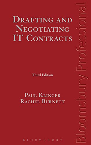 9781847667120: Drafting and Negotiating IT Contracts