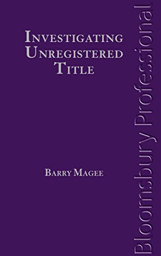 Immagine dell'editore per Investigating Unregistered Title: A Guide to Irish Law venduto da Kennys Bookstore
