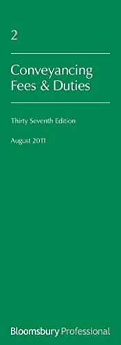 Lawyers Costs and Fees: Conveyancing Fees and Duties: Thirty-Seventh Edition (9781847668660) by Hewitson, Russell