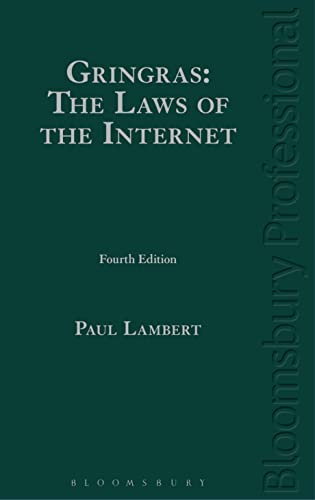 Beispielbild fr Gringras: The Laws of the Internet: Fourth Edition zum Verkauf von Books From California