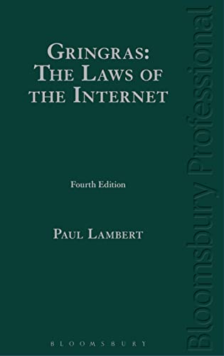 Stock image for Gringras: The Laws of the Internet: Fourth Edition for sale by HPB-Red