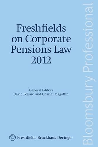 Stock image for Freshfields on Corporate Pensions Law for sale by Learnearly Books