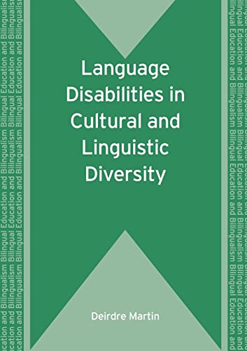 Beispielbild fr Language Disabilities in Cultural and Linguistic Diversity (Bilingual Education and Bilingualism) (Bilingual Education & Bilingualism) zum Verkauf von AwesomeBooks