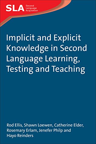 Implicit and Explicit Knowledge in Second Language Learning, Testing and Teaching (Second Language Acquisition, 42) (9781847691750) by Rod Ellis; Shawn Loewen; Catherine Elder; Rosemary Erlam; Jenefer Philp; Hayo Reinders