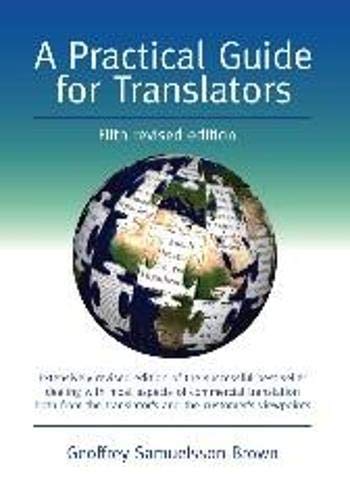 Stock image for A Practical Guide for Translators for sale by Revaluation Books