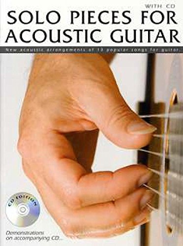 9781847722041: Solo pieces for acoustic guitar guitare+cd