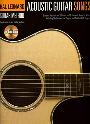 9781847726483: Hal Leonard Guitar Method: Acoustic Guitar Songs + CD